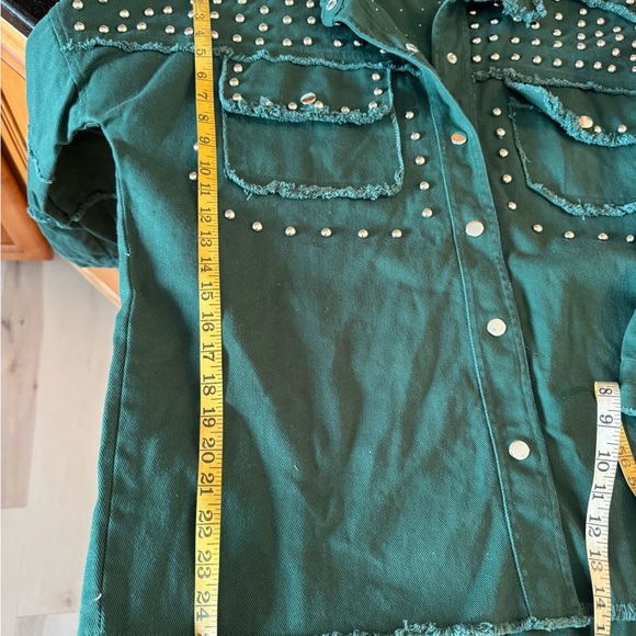 Fantastic Fawn Studded Raw Hem Jacket. - Picture 6 of 9